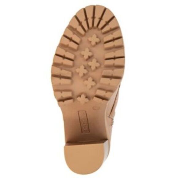 NWT BCBGENERATION Womens Beige 1-1/2" Platform Pilas Heeled Boots 10 M - Picture 4 of 5